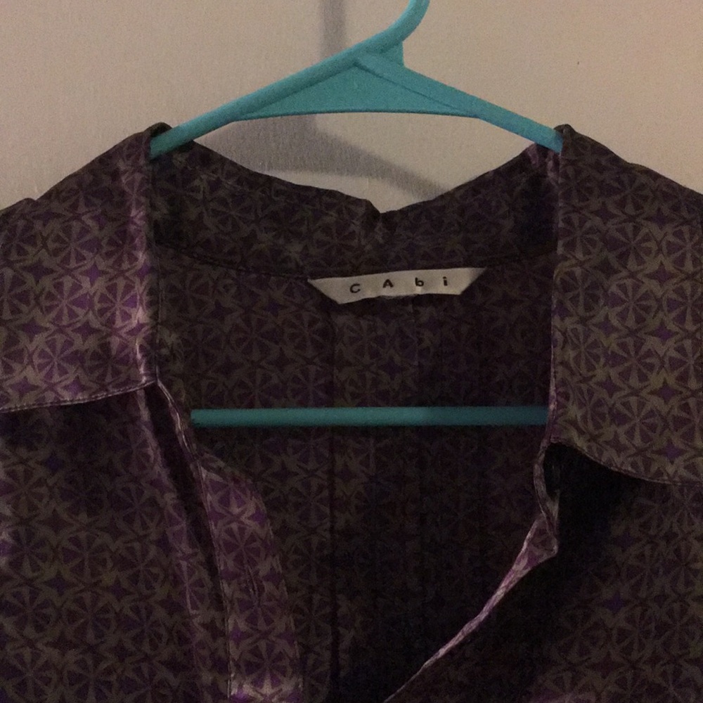 CAbi 100% silk blouse